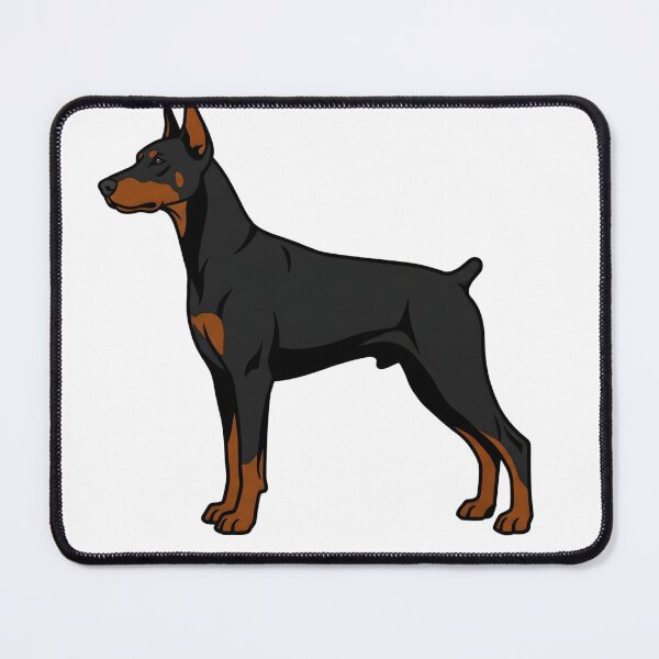 Item preview, Doberman Pinscher Minimalist Vector Art designed and sold by DigitalGremlin.
