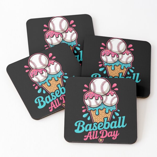 Item preview, Baseball All Day Baseball Home Plate Ice Cream designed and sold by TyraYoung.