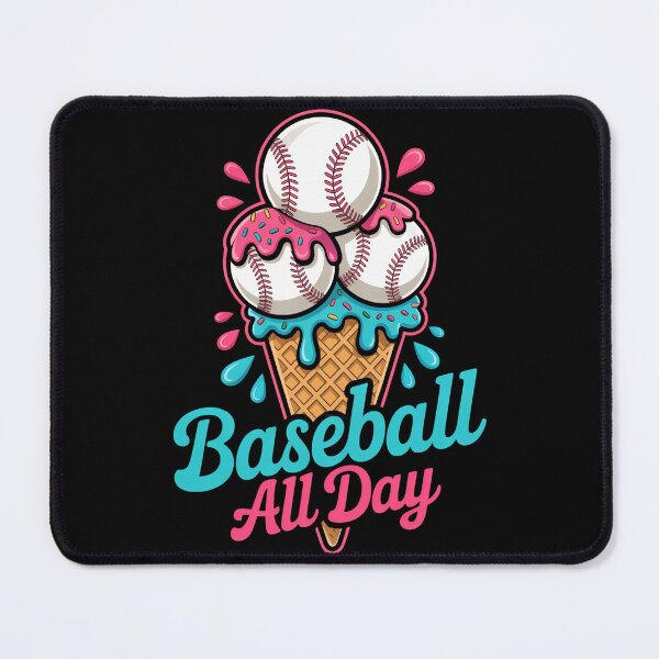 Item preview, Baseball All Day Baseball Home Plate Ice Cream designed and sold by TyraYoung.