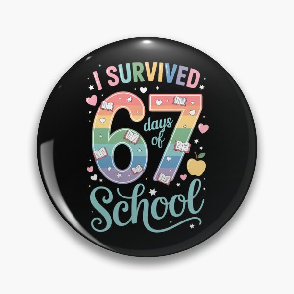 Item preview, 100 Days of School I Survived 67 Days of School Teacher 67 designed and sold by TyraYoung.