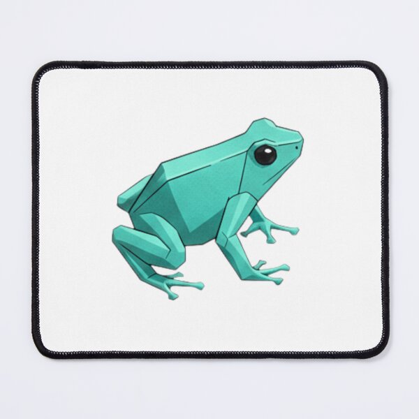 Item preview, Turquoise Frog Sticker – Minimalist Aqua Green Frog Design for Lovers of Simplicity designed and sold by bsbd-action.