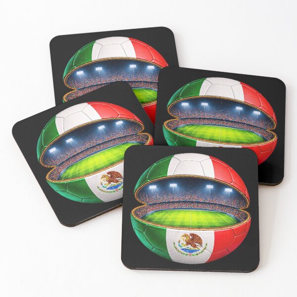 Item preview, Mexico Soccer Stadium Ball Design  designed and sold by FunToTheFullest.