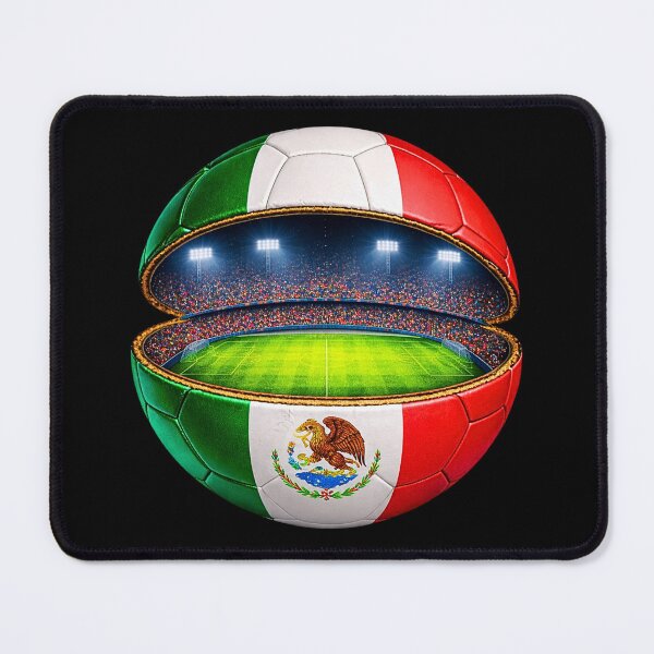 Item preview, Mexico Soccer Stadium Ball Design designed and sold by FunToTheFullest.