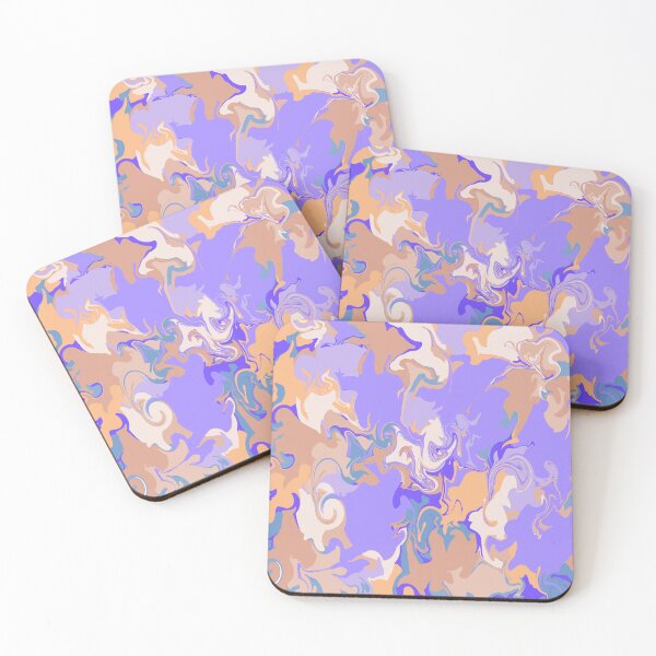 Item preview, watercolor colored liquid pattern designed and sold by noanstudios.