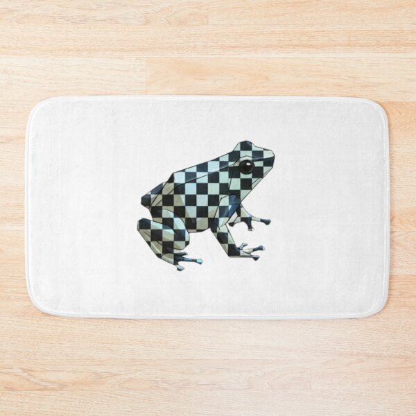 Item preview, Chess Frog Sticker – Frog Design with Checkered Pattern for Retro Style Fans designed and sold by bsbd-action.