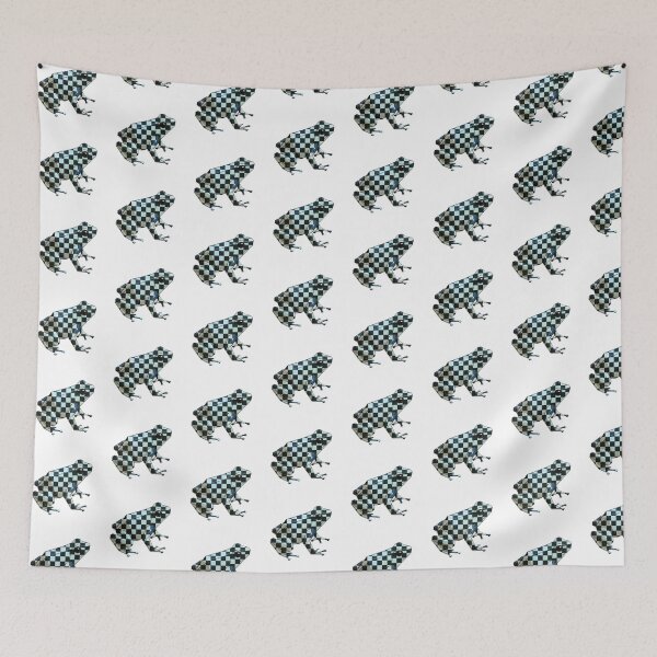 Item preview, Chess Frog Sticker – Frog Design with Checkered Pattern for Retro Style Fans designed and sold by bsbd-action.
