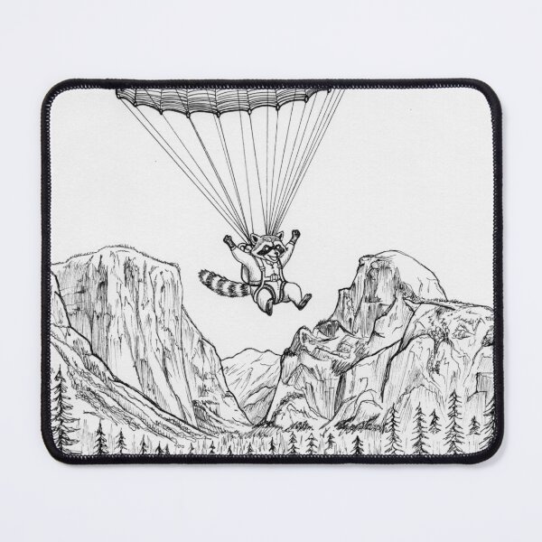 Item preview, Raccoon Over Yosemite designed and sold by NCZKI.