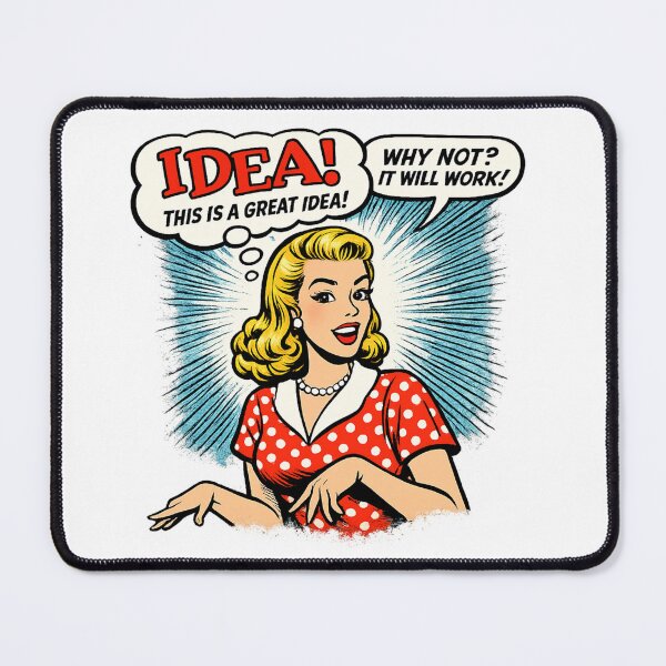 Item preview, Pop Art Retro Comic Woman Motivation Design Entrepreneurs designed and sold by RickE.