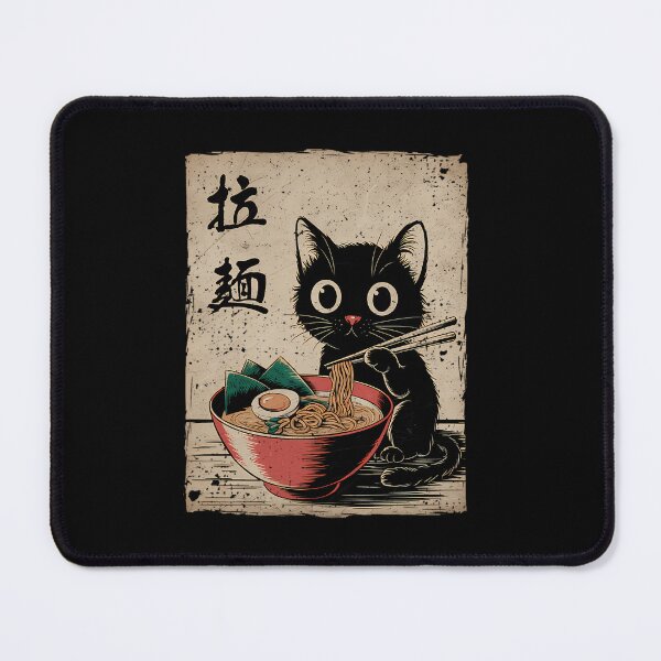 Item preview, Cat Ramen Japanese Funny Graphic Tees Kawaii Cat Anime Gifts designed and sold by seifelgawesh.
