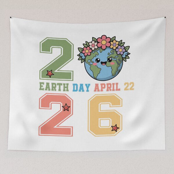 Item preview, Funny April 22 Happy Earth Day Floral Planet designed and sold by QuiteOrbit.