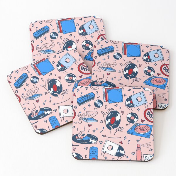 Item preview, pop art record collector music lover vintage heart  designed and sold by Gossip Rag.