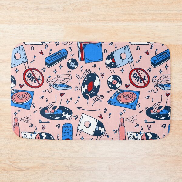 Item preview, pop art record collector music lover vintage heart  designed and sold by Gossip Rag.