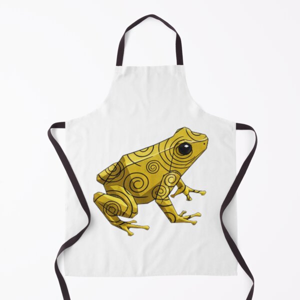 Item preview, Yellow Hypnotic Frog Sticker – Illustration of a Frog with Spirals for Abstract Art Lovers designed and sold by bsbd-action.