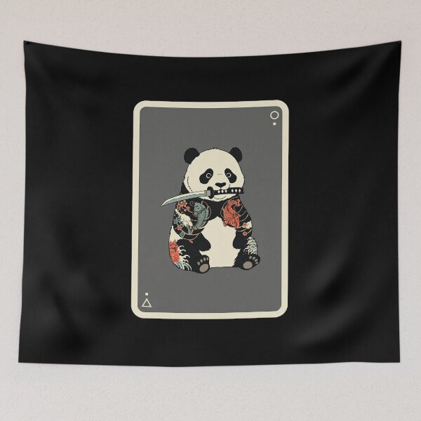 Item preview, Tattoo Panda With Katana Japanese Style Illustration designed and sold by JordynLadukeg65.