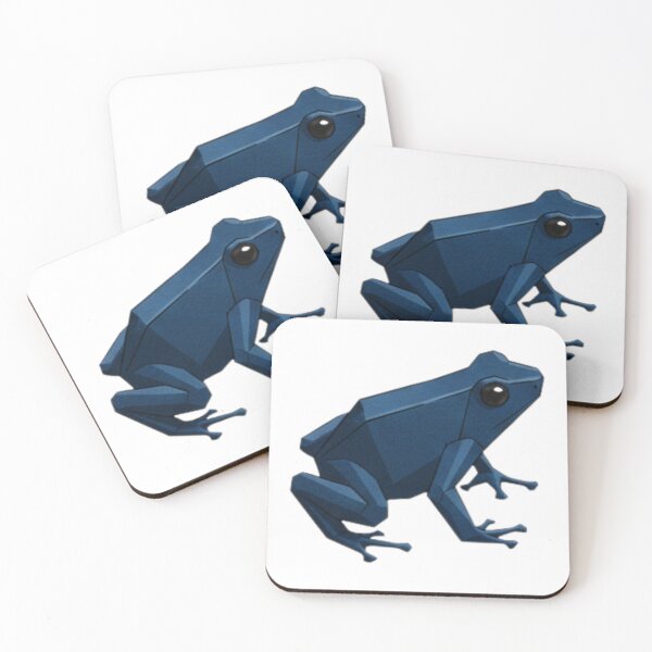 Item preview, Deep Blue Frog Sticker – Elegant Blue Frog Illustration for Sea Lovers designed and sold by bsbd-action.