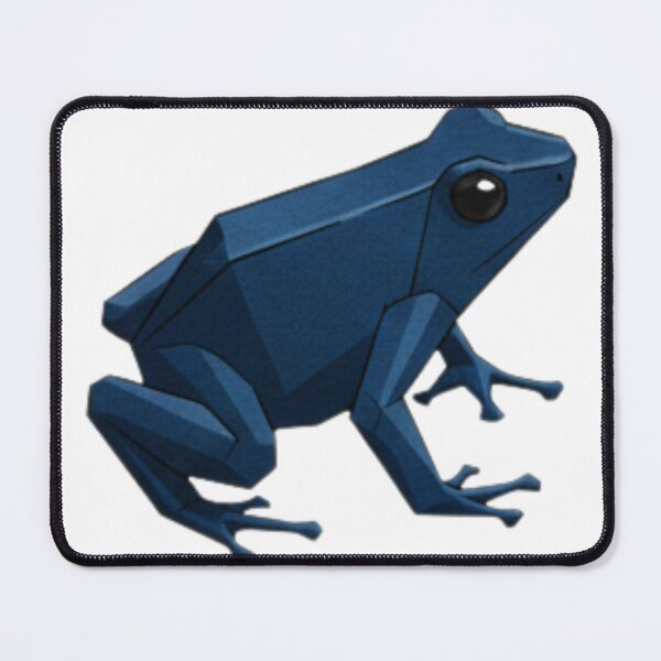 Item preview, Deep Blue Frog Sticker – Elegant Blue Frog Illustration for Sea Lovers designed and sold by bsbd-action.