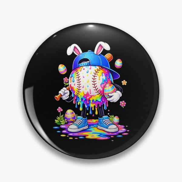 Item preview, Easter Bunny Baseball Drip Colorful  designed and sold by miaa-artistshop.