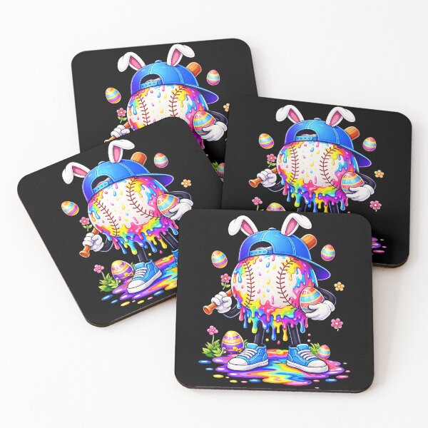 Item preview, Easter Bunny Baseball Drip Colorful  designed and sold by miaa-artistshop.