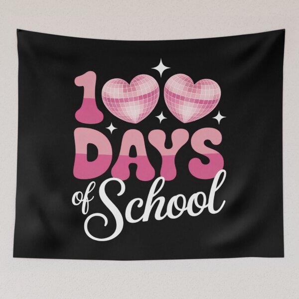 Item preview, 100 Days of School Teacher Disco Hearts 100th Day of School designed and sold by TyraYoung.