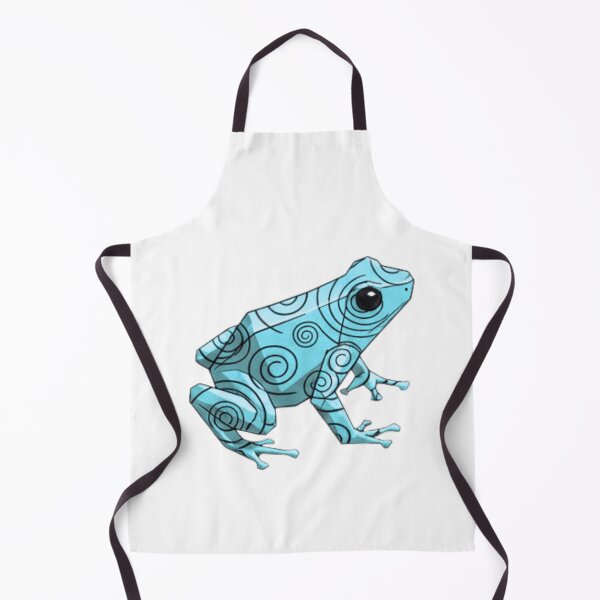 Item preview, Light Blue Spiral Frog Sticker – Light Blue Frog Design with Patterns for Styles designed and sold by bsbd-action.