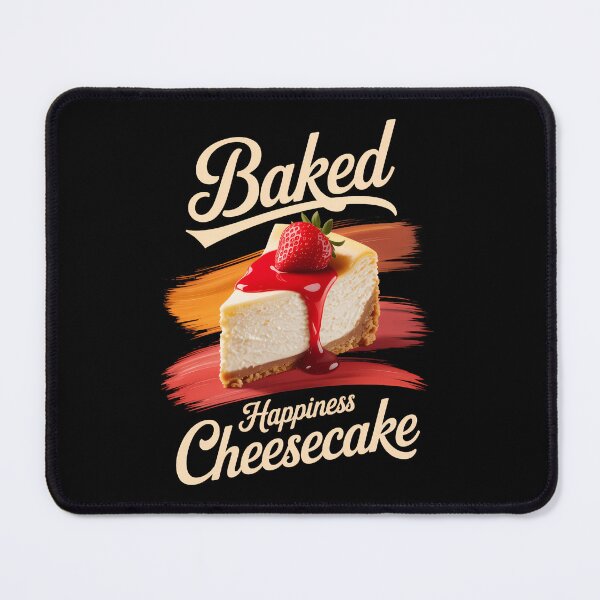 Item preview, Baked Happiness Cheese Cake Strawberry Cheesecake Day designed and sold by TyraYoung.