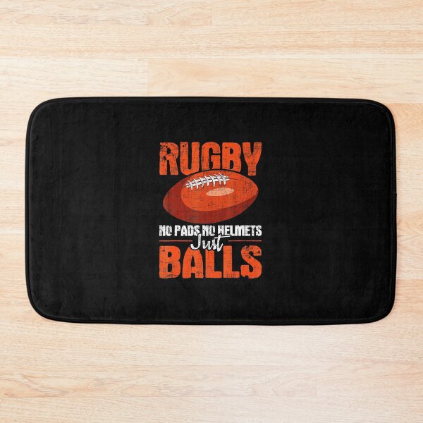 Item preview, Rugby No Pads No Helmets Just Balls Vintage Rugby Quote designed and sold by GabrieSketcham.