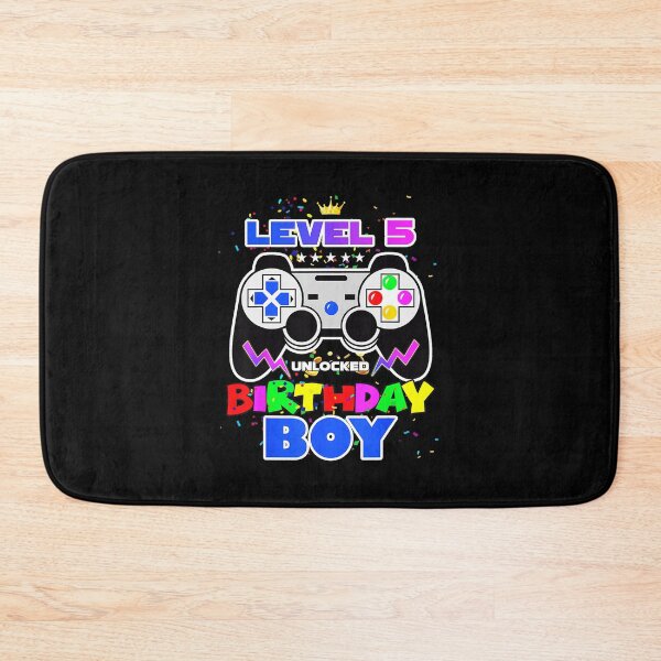 Item preview, Level 5 Unlocked Gamer Birthday Boy Level Up designed and sold by FGTV2021.