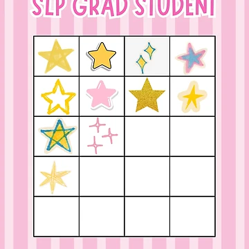 Artwork thumbnail, SLP Grad Sticker Chart by More-Than-R