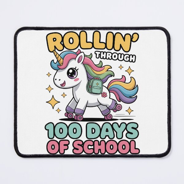 Item preview, 100 Days of School Girls Teacher 100th Day of School Unicorn designed and sold by TrinaEspinoza.