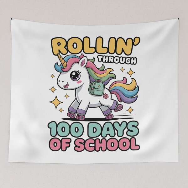 Item preview, 100 Days of School Girls Teacher 100th Day of School Unicorn designed and sold by TrinaEspinoza.