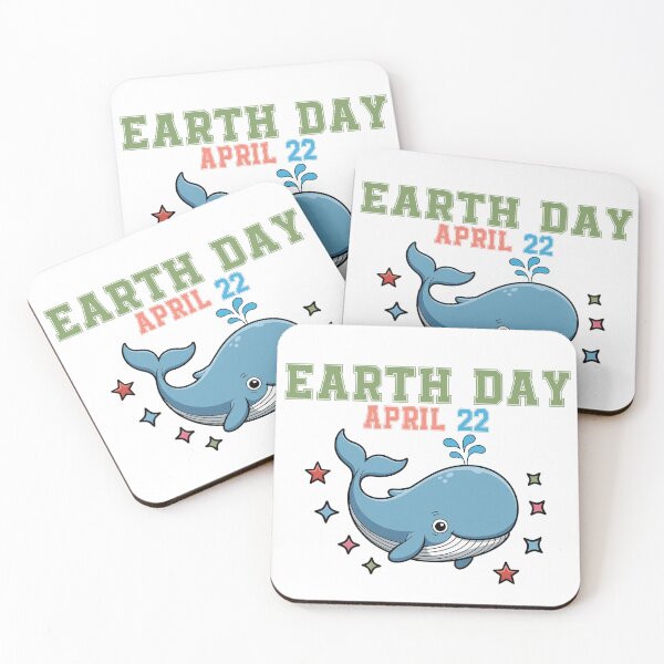 Item preview, Earth Day Cute Whale Save Ocean Environmental Design designed and sold by QuiteOrbit.