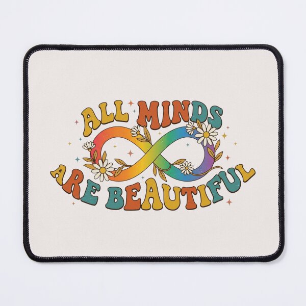 Item preview, All Minds Are Beautiful - Retro Neurodiversity Infinity Symbol designed and sold by David Wasson.