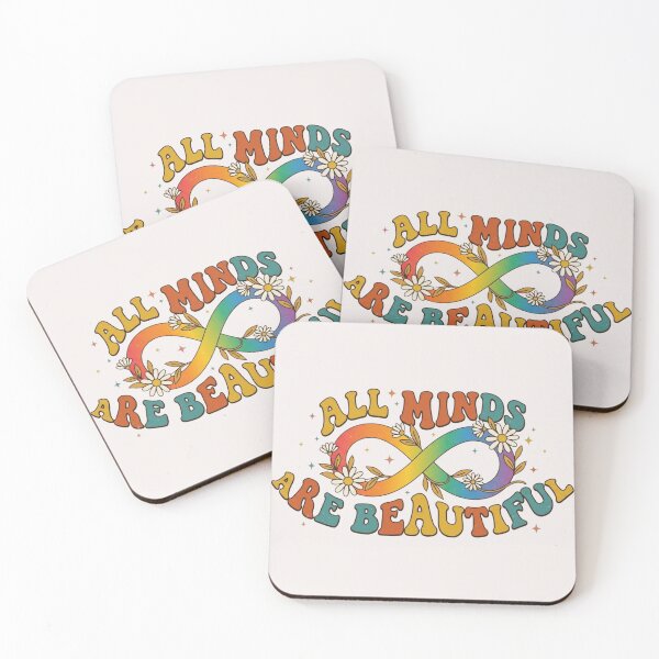 Item preview, All Minds Are Beautiful - Retro Neurodiversity Infinity Symbol designed and sold by David Wasson.