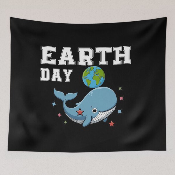 Item preview, Cute Whale Planet Protector Environmental Awareness  designed and sold by QuiteOrbit.