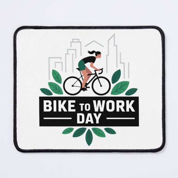 Item preview, Bike to Work Day Cycling Commute to Work designed and sold by TrinaEspinoza.