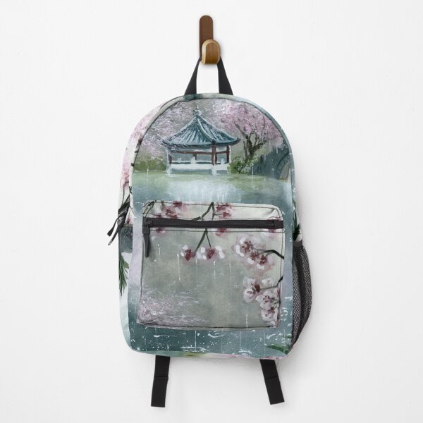 Item preview, Sakura Over Stillwater designed and sold by JilleenPaints.