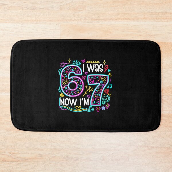 Item preview, I Was 6 Now I’m 7 Fun Birthday Doodle  designed and sold by gladysenglish.