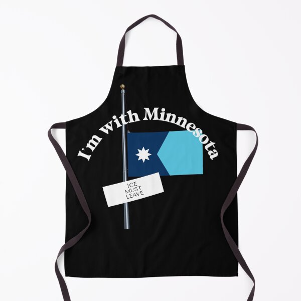 Item preview, I'M WITH MINNESOTA - light for dark backgrounds designed and sold by WheelieGdArt.