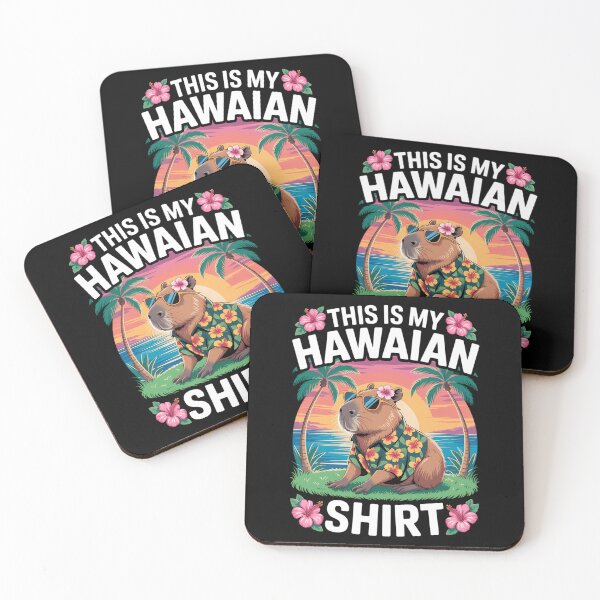 Item preview, Capybara Hawaiian Summer Vacation designed and sold by TrinaEspinoza.