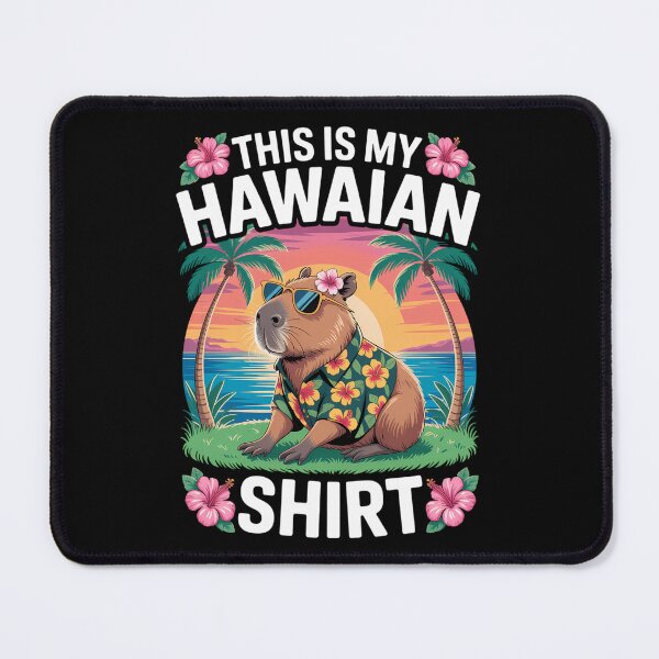 Item preview, Capybara Hawaiian Summer Vacation designed and sold by TrinaEspinoza.