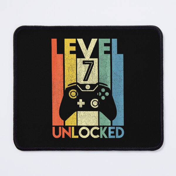 Item preview, Level 7 Unlocked Gamer Birthday Retro Gaming Style designed and sold by FGTV2021.