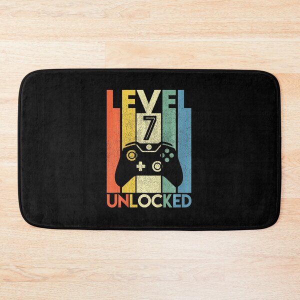 Item preview, Level 7 Unlocked Gamer Birthday Retro Gaming Style designed and sold by FGTV2021.