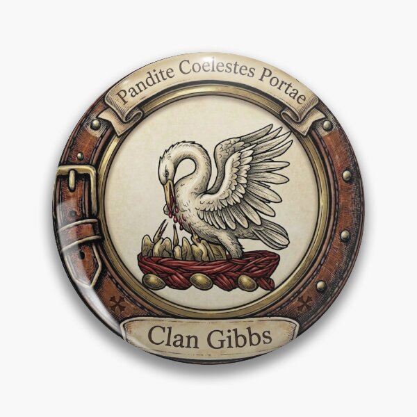 Item preview, Clan Gibbs Crest designed and sold by BagTown Clans.