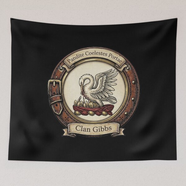 Item preview, Clan Gibbs Crest designed and sold by BagTown Clans.