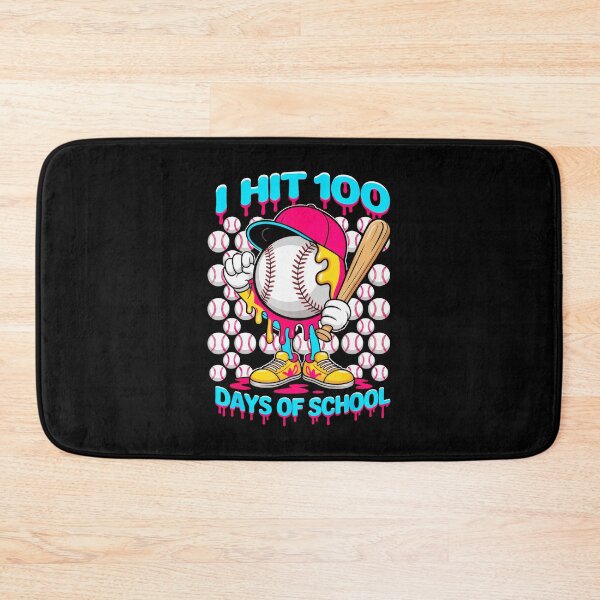 Item preview, I Hit 100 Days of School Baseball Drip Cartoon designed and sold by miaa-artistshop.