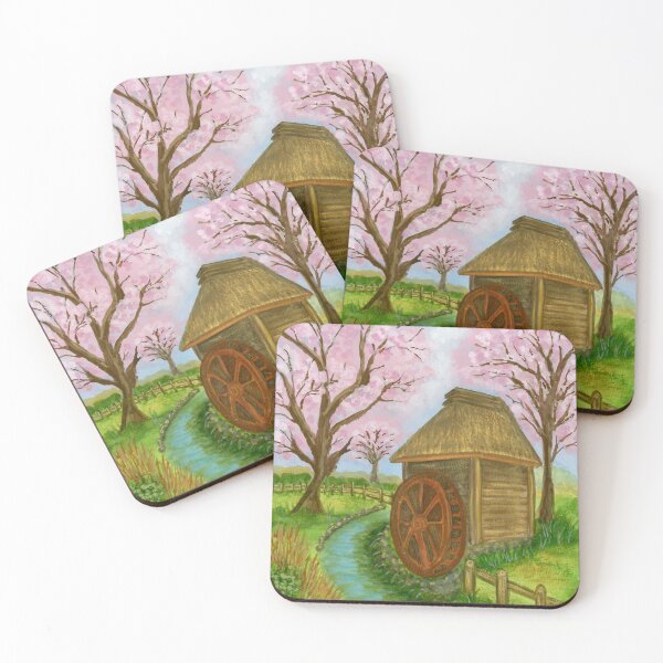Item preview, Sakura Along the Snowmelt designed and sold by JilleenPaints.