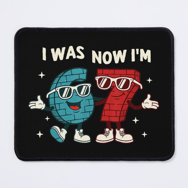 Item preview, I Was 6 Now I’m 7 Funny Birthday Kid Humor  designed and sold by gladysenglish.