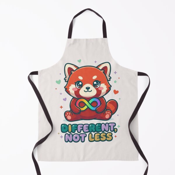 Item preview, Kawaii Red Panda - Different Not Less Neurodiversity designed and sold by David Wasson.