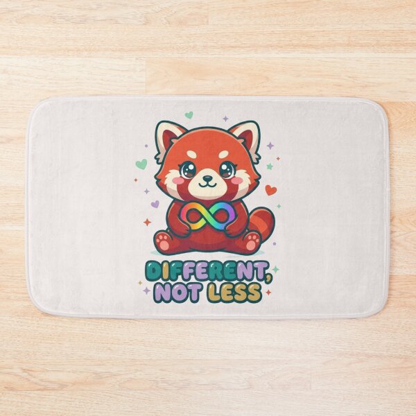 Item preview, Kawaii Red Panda - Different Not Less Neurodiversity designed and sold by David Wasson.