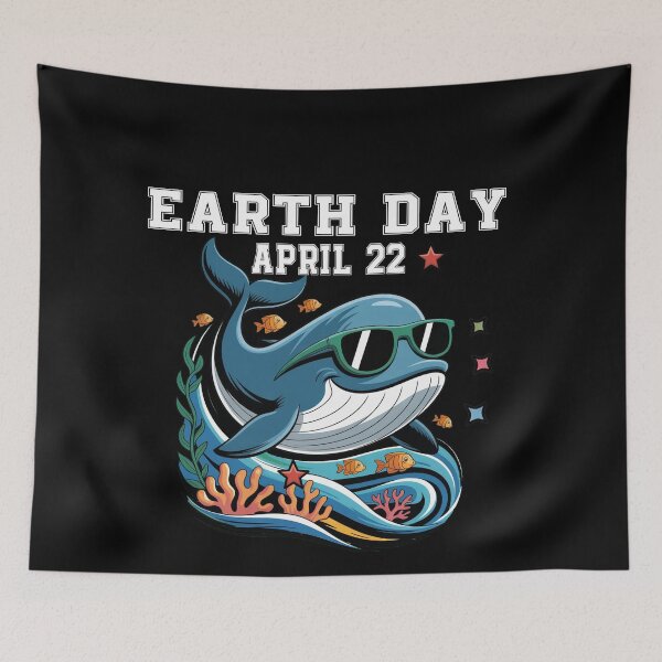 Item preview, Cute Whale Earth Day Environmental designed and sold by QuiteOrbit.